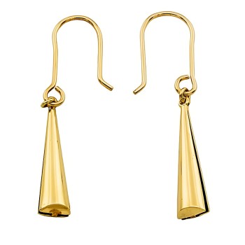 9ct gold (Hollow) 1.3g Drop Earrings